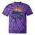 Summer Camp Counselor Staff Groovy Rainbow Camp Counselor Tie-Dye T-shirts Purple Tie-Dye