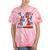 In My Baseball Poppy Era Groovy Baseball Pride Tie-Dye T-shirts Coral Tie-Dye