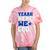 Dallas Here We Go For Women Tie-Dye T-shirts Coral Tie-Dye