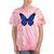 European Union Butterfly Pride European Union Flag Eu Tie-Dye T-shirts Coral Tie-Dye