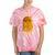 Gegagedigedagedago Nug Life Eye Joe Chicken Nugget Meme Tie-Dye T-shirts Coral Tie-Dye