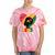 Junenth Black Remembering My Ancestors Tie-Dye T-shirts Coral Tie-Dye