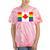 Lgbt Gay Pride Rainbow Canadian Flag Tie-Dye T-shirts Coral Tie-Dye