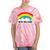 New Orleans Pride Lgbtq Rainbow Skyline Tie-Dye T-shirts Coral Tie-Dye