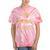 Proud Lil Sister Of A 2024 Graduate Class Of 24 Senior Grad Tie-Dye T-shirts Coral Tie-Dye