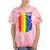 San Diego Lgbt Pride Month Lgbtq Rainbow Flag Tie-Dye T-shirts Coral Tie-Dye
