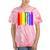 Seattle Washington Lgbtq Gay Pride Rainbow Skyline Tie-Dye T-shirts Coral Tie-Dye