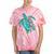 In A World Full Of Grandmas Be A Nana Sea Turtle Tie-Dye T-shirts Coral Tie-Dye