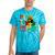 Bruh It's Junenth Celebrating Black Freedom Women Tie-Dye T-shirts Turquoise Tie-Dye