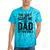 You Can't Scare Me I'm A Dad Of Two Girls Father's Day Tie-Dye T-shirts Turquoise Tie-Dye