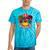 Firequacker 4Th Of July Rubber Duck Usa Flag Tie-Dye T-shirts Turquoise Tie-Dye