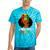 Junenth 1865 Celebrate Freedom Celebrating Black Women Tie-Dye T-shirts Turquoise Tie-Dye