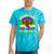 Mardi Gras We Don't Hide Crazy Parade Street Tie-Dye T-shirts Turquoise Tie-Dye