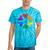 Rainbow Circle Of Hearts Love Gay Pride Lgbt Tie-Dye T-shirts Turquoise Tie-Dye