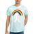 Bigfoot Graffiti Rainbow Sasquatch Tagger Tie-Dye T-shirts Mint Tie-Dye