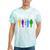 Chris 2024 Chris First Name Personalized For Women Tie-Dye T-shirts Mint Tie-Dye