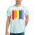 Cincinnati Ohio Downtown Rainbow Lgbt Gay Pride Tie-Dye T-shirts Mint Tie-Dye