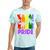 Kauai Pride Gay Pride Lgbtq Rainbow Palm Trees Tie-Dye T-shirts Mint Tie-Dye