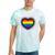 Love Is Love Gay Pride Progress Pride Rainbow Heart Lgbtq Tie-Dye T-shirts Mint Tie-Dye