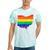 Ohio Map Gay Pride Rainbow Flag Lgbt Support Tie-Dye T-shirts Mint Tie-Dye