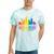 Retro Oakland Skyline Rainbow Lgbt Lesbian Gay Pride Tie-Dye T-shirts Mint Tie-Dye