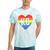 Vintage Rainbow Heart Kc Tie-Dye T-shirts Mint Tie-Dye