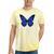 European Union Butterfly Pride European Union Flag Eu Tie-Dye T-shirts Yellow Tie-Dye