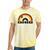 Gay Bear Ohio Rainbow Pride Vintage Distressed Tie-Dye T-shirts Yellow Tie-Dye