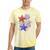 Girl 4Th Of July Red White Blue Star American Firework Tie-Dye T-shirts Yellow Tie-Dye