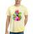 Pink Flamingo Party Tropical Bird With Sunglasses Vacation Tie-Dye T-shirts Yellow Tie-Dye