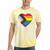 Progress Pride Flag Vintage Rainbow Heart Love Lgbt Pocket Tie-Dye T-shirts Yellow Tie-Dye