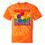 Electrician Rainbow Lgbtq Gay Pride Lesbian Retro Groovy Tie-Dye T-shirts Orange Tie-Dye