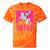 Girl Retro Personalized Dolly Cowgirl First Name Tie-Dye T-shirts Orange Tie-Dye