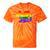 Mama Dragon Rainbow Colored Dragon Graphic Tie-Dye T-shirts Orange Tie-Dye