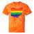 Ohio Map Gay Pride Rainbow Flag Lgbt Support Tie-Dye T-shirts Orange Tie-Dye