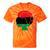 Pan African Flag Black Woman Melanin Black Pride Afro Pride Tie-Dye T-shirts Orange Tie-Dye