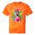 Pink Flamingo Party Tropical Bird With Sunglasses Vacation Tie-Dye T-shirts Orange Tie-Dye