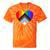 Progress Pride Rainbow Heart Lgbtq Gay Lesbian Trans Tie-Dye T-shirts Orange Tie-Dye