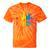 Retro Oakland Skyline Rainbow Lgbt Lesbian Gay Pride Tie-Dye T-shirts Orange Tie-Dye