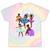 Ballerina Black African American Dancing Ballet Dance Tie-Dye T-shirts Rainbow Tie-Dye