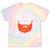 Bearded Bald Man Ginger Beard Sarcastic Saying Tie-Dye T-shirts Rainbow Tie-Dye