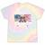 I Choose The Felon 2024 Republican Patriot Women Tie-Dye T-shirts Rainbow Tie-Dye