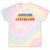 Cleveland City Gay Pride Rainbow Word Tie-Dye T-shirts Rainbow Tie-Dye