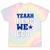 Dallas Here We Go For Women Tie-Dye T-shirts Rainbow Tie-Dye