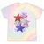 Girl 4Th Of July Red White Blue Star American Firework Tie-Dye T-shirts Rainbow Tie-Dye