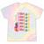 Girl Retro Taylor First Name Personalized Groovy 80'S Pink Tie-Dye T-shirts Rainbow Tie-Dye