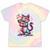 I Go Meow Colorful Singing Cat Tie-Dye T-shirts Rainbow Tie-Dye