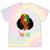 Junenth 1865 Celebrate Freedom Celebrating Black Women Tie-Dye T-shirts Rainbow Tie-Dye