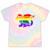 Mama Dragon Rainbow Colored Dragon Graphic Tie-Dye T-shirts Rainbow Tie-Dye