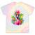 Pink Flamingo Party Tropical Bird With Sunglasses Vacation Tie-Dye T-shirts Rainbow Tie-Dye